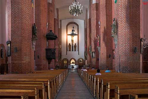 Elblag. Wnętrze katedry.